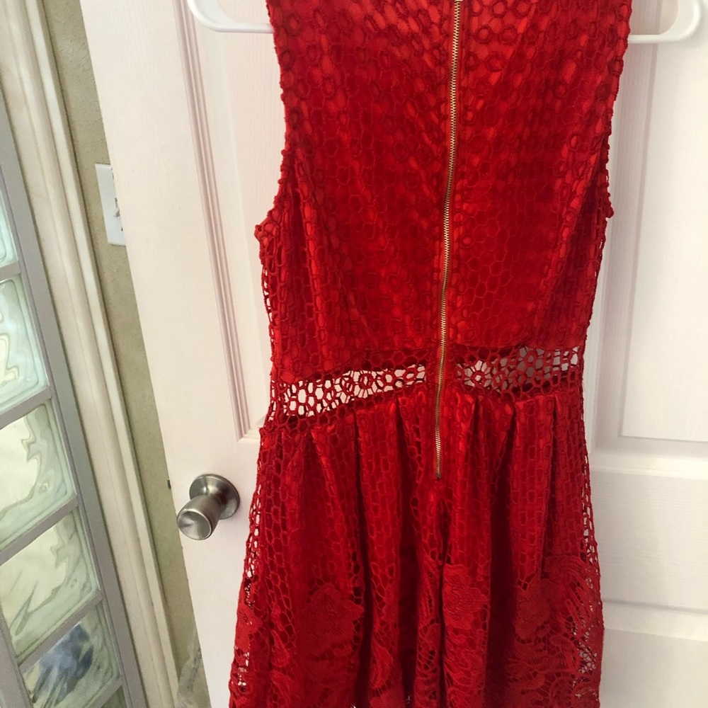 charlotte russe red dress  size m